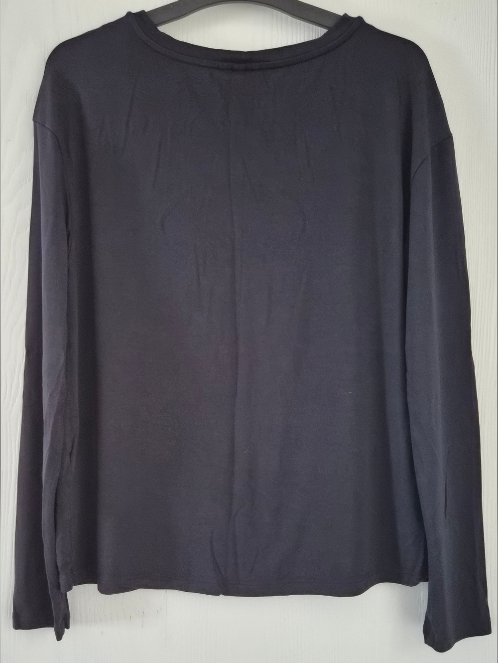 Eberjey Womens Gisele Stretch Modal Black Pajama Top Size Small - Picture 6 of 9